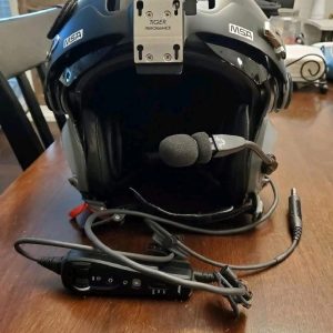 Grey MSA Gallet / Bose A20 Flight Helmet