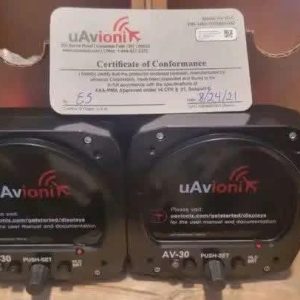 Certified uAvionix AV-30 set
